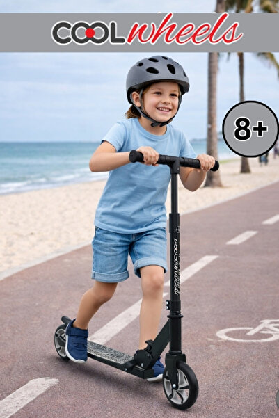 TOHA COOLWHEELS 8+ Katlanır Scooter | 2 Tekerlekli, 100 Kg Taşıma Kapasiteli,...