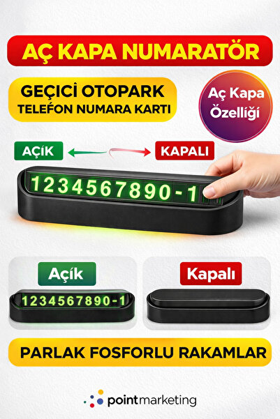 point marketing Araç Park Numaratör Parkmatik Telefon Numaratörü Park Telefon