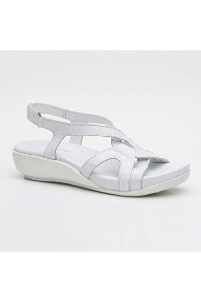 Zeynep Sıradağlı Γυναικεία σανδάλια Orfeo από γνήσιο δέρμα Λευκά