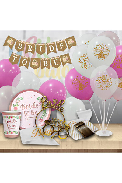 YCK BALON Gold Bride To Be Seti Bekarlığa Veda Partisi Malzemeleri Kuşak Dövm...