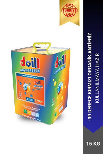 doill -39 / -40 Derece Hazır Karışım 15 Kilogram Kırmızı Organik Antifriz - G...