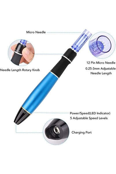 alaraycosmetics Dermapen Microneedling Pen,a1w Sarjlı Dermapen,kalıcı Makyaj ...