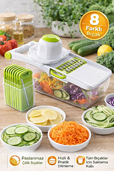 Berdina Home مجموعة أدوات تقطيع وتقشير البطاطس والخضروات من أزينيلي، مجموعة أ...