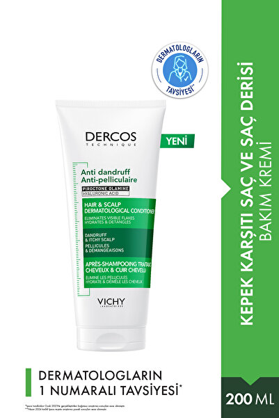 Vichy Dercos Kepek Karşıtı Saç & Saç Derisi Kremi 200 ml