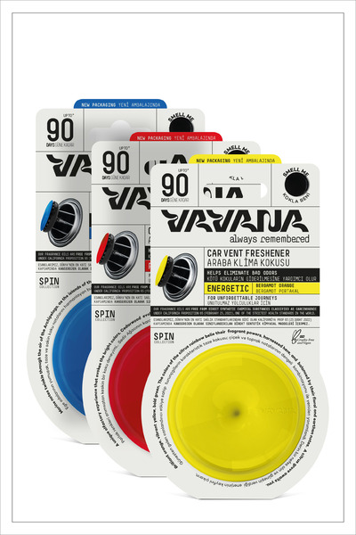 VAVANA Araba Klima Kokusu, Spin Oto Kokusu, Otomobil Kokusu 3'lü Set - Artist...