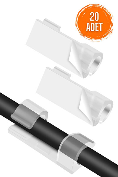 COZY SENSE Kablo Düzenleyici Kendinden Yapışkanlı Bilgisayar Şarj Kablo Tutuc...