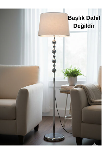 fey atelier LAMBADER AYAĞI, Modern Metal Lambader ayağı – Krom Kaplama, Dekor...