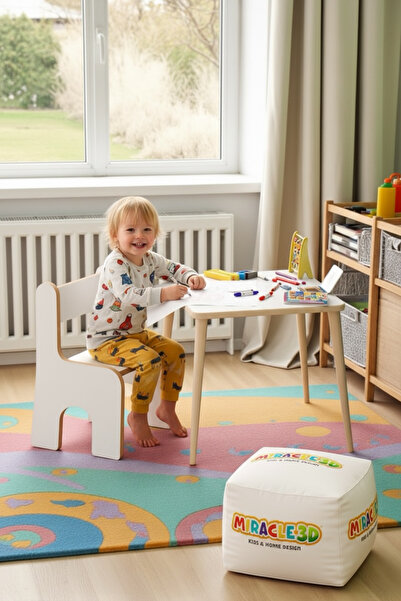 Children's Play Activity Desk And Chair, Activity Desk, summer-delete Desk (2-4 years old)