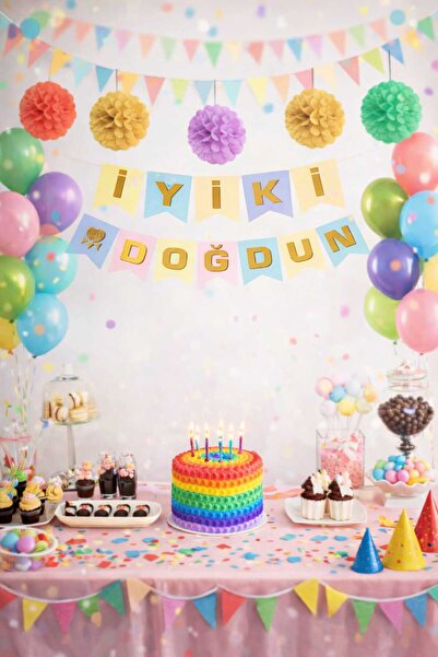 asöy لافتة عيد ميلاد ذهبية اللون مع عبارة 'عيد ميلاد سعيد'