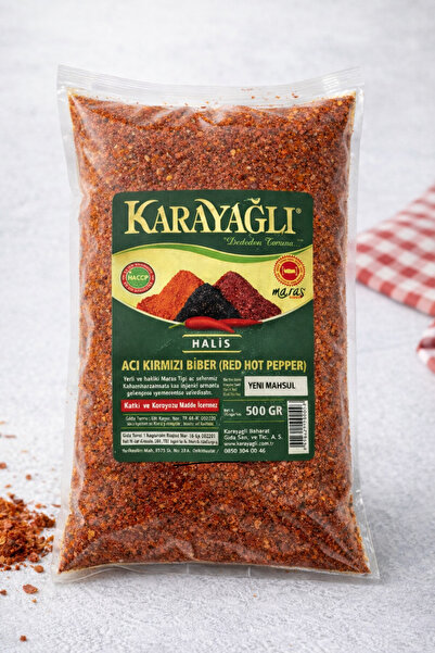 Karayağlı (500 GR) Birinci 1. Kalite Maraş Doğal Acı Halis Saf Yaprak Pul Bib...
