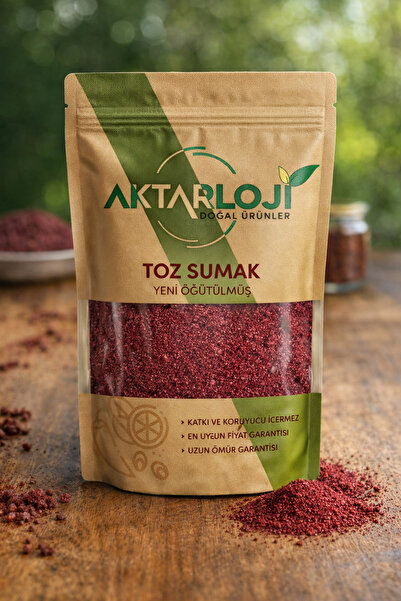 aktarloji 100 Gr Toz Sumak / Yeni Öğütülmüş - Katkısız & Doğal