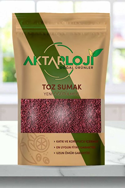 aktarloji 1 Kg Toz Sumak / Yeni Öğütülmüş - Katkısız & Doğal