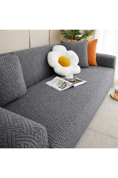 HANSARAYHOME Koltuk Kılıfı Koltuk Örtüsü 3kişilik Koltuk Için Likrali Esnek ....