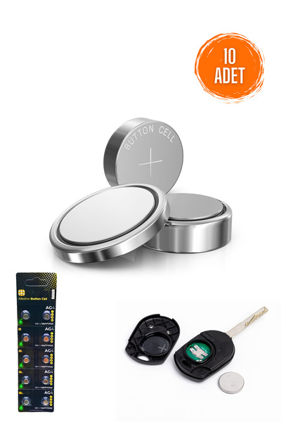 Ganjem Düğme Pil Lr 66/177/626 5'li Kol Saati Baskül Hesap Makinesi Yuvarlak ...