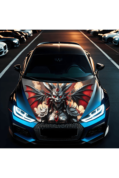 Avex Folie Capota Auto "Hood Art" rezistenta la exterior, marime S (150 x 110...