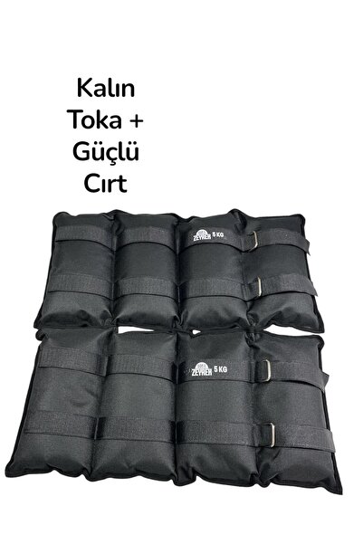 Genel Markalar 5 Kg × 2 Adet Toplam 10 Kg El Ayak Bilek Kas Güçlendiriçi Ağırlık Seti Kum Ağırlık Torbası