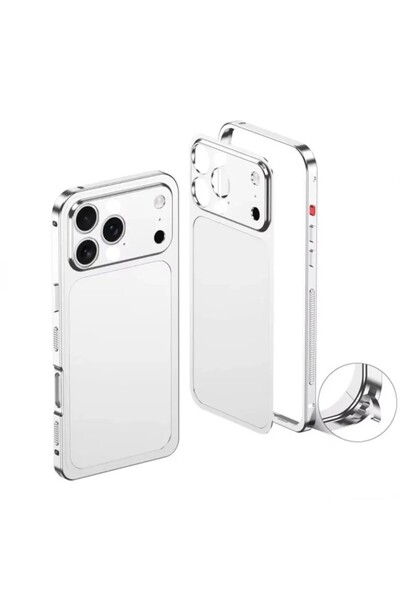 Flippy Case for iPhone 16 Pro, Flippy, 17inch, Unibody Back Cover, Matte, Silver
