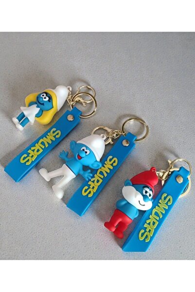 FAMEMUS ACCESSORY |   سلسلة مفاتيح وحلية حقيبة من السيليكون على شكل شيرلز الل...