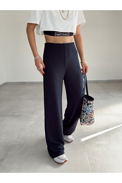 Kanonik Education Pantaloni Palazzo de damă din țesătură creponată