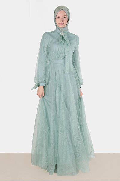 Alvina SİMLİ TÜLLÜ ABİYE 50225