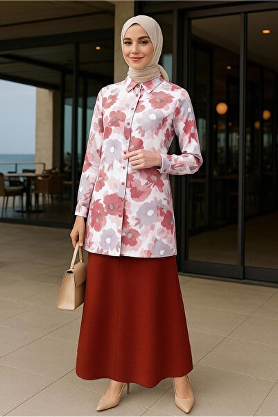 Alvina Plus Size Patterned Tunic 20536