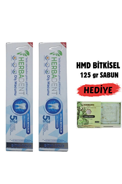 Herbadent Bitki Özlü Flörürsüz X 2 Ad.diş Macunu & Hmd Aktif Karbon Sabunu