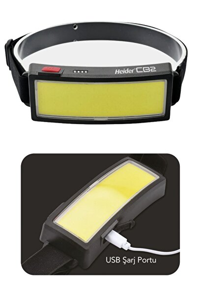 Janva CB2 Wide USB Şarjlı Geniş Açı Kafa Lambası -CE ve RoHS belgeli