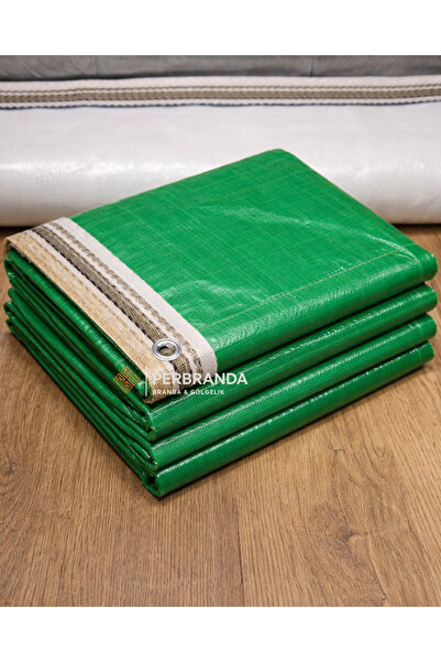 PERBRANDA ÇADIR BRANDASİ 2 X 5 KOLON TAKVİYELİ 180gr/m2 YEŞİL RENK