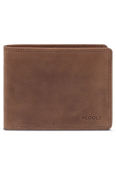 REDOLZ Leather Essentials QF Geldbörse RFID Leder 12 cm