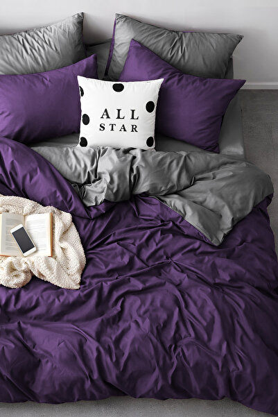 Always Еластично прилепващо чаршафче Двустранен комплект спално бельо за двой...