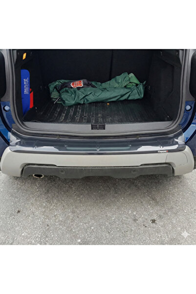 Cappafe Dacia Duster Arka Tampon Eşiği Koruma (Abs) Parlak Siyah 2018 Ve Sonrası
