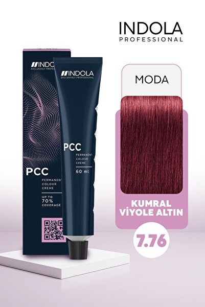 Indola PCC 7.76 60ML Kumral Viyole Kızıl Saç Boyası