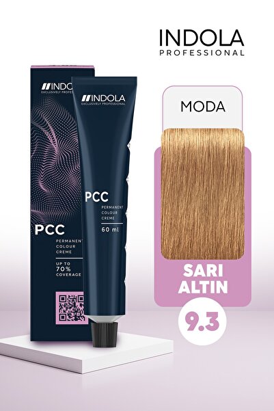 Indola PCC 9.3 60ML Sarı Altın Saç Boyası