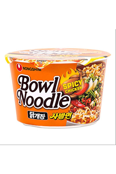 nongshim Instant Bowl Noodle Soup – Spicy Chicken (Dakgaejang), 100g