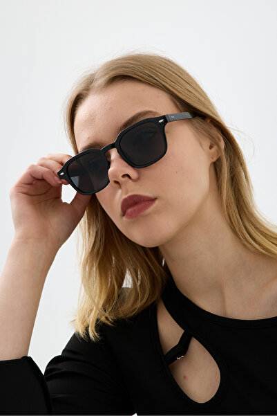 Chunky Frame نظارات شمسية Gemerenk باللون الأسود للجنسين من الجيل الجديد