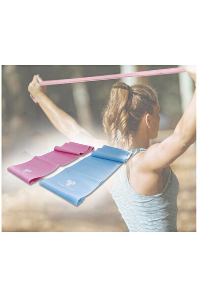 Triathlon T124 2’li Direnç Bandı Seti | Pilates & Fitness Egzersiz Bandı | 2’...