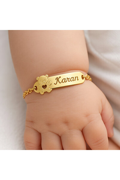 SEZİNİN TAKI DÜKKANI 925 Ayar gümüş kişiye özel isimli bebek&çocuk bileklik k...