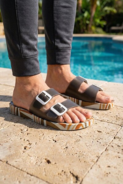 GEZER Чоловічі літні зручні тапочки для басейну, пляжу та щоденного використання