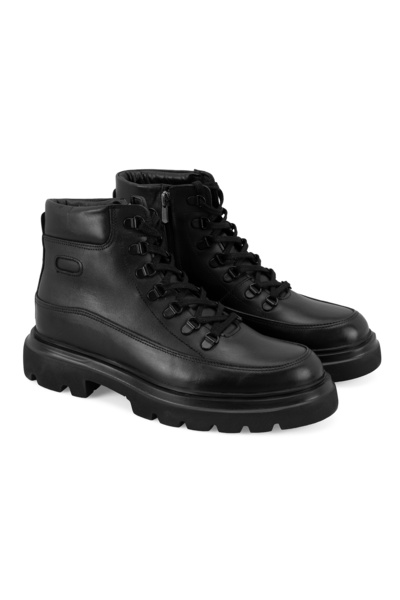 Desa Teora Siyah Erkek Deri Fermuarlı Bot