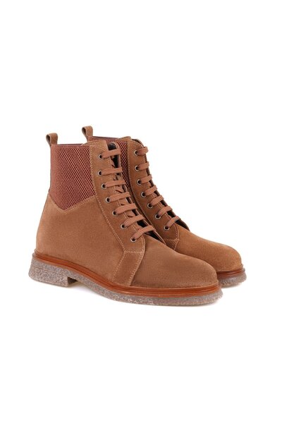 Desa Kadın Taba Bağcıklı Süet Deri Postal Bot