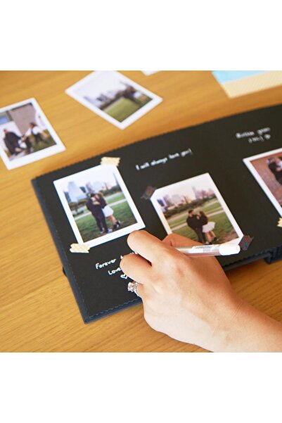 Nobbystar 20 Adet 10x7cm Fotoğraf Hediyeli + Anı Defteri + Beyaz Jel Kalem + 2 Set Sticker Kalpli Bant