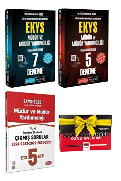Pegem Akademi Yayıncılık 2025 Pegem EKYS Müdür ve Müdür Yardımcılığı Denemele...