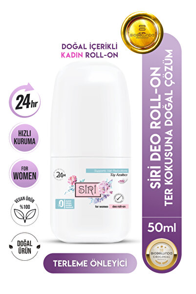 BioBellinda Doğal Siri Deo Roll-on For Women Kararma Önleyici 50 ml