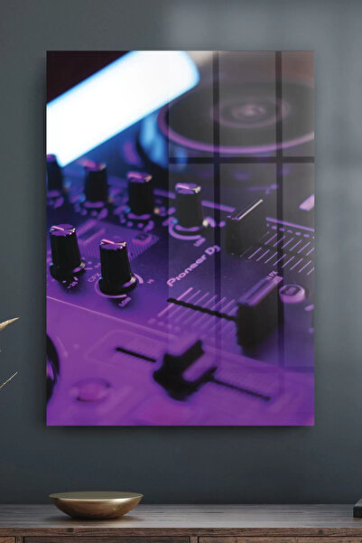 Decovetro Masa de DJ din sticla