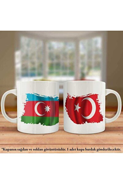 flowless كوب كبير مطبوع عليه وجهين إمبراطورية تيمور وعلم تركيا