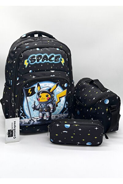 ÇantaExpress Çocuk İlk Okul Çantası 3'lü Set ilkokul Çantası Karakter Desenli...