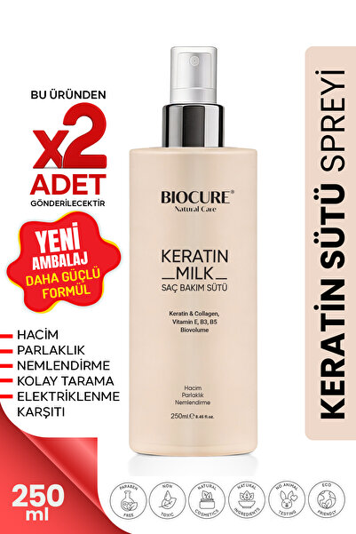 Biocure Keratin Collagen Saç Bakım Sütü, Saç Spreyi Hacim, Parlaklık Nemlendi...