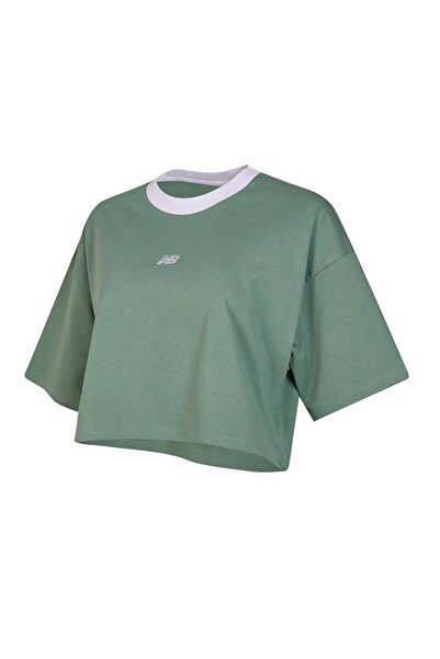 New Balance Lifestyle WNT1515-CYS Tricou verde pentru femei
