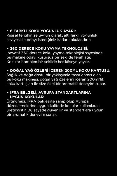 Carpex A1 Eco-X Geniş Alan Koku Makinesi - Aroma Difuzör