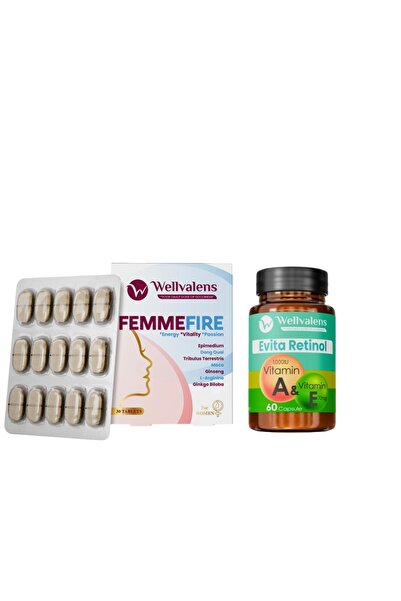 Wellvalens Kadınlara Özel Güzellik & Enerji Paketi | Evita Retinol Vitamin A ...